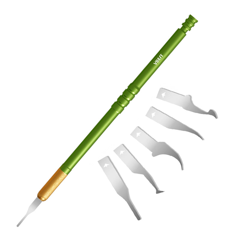 VBEST VBST-79A 5-in-1 CPU Pry Knife Kit Mobile Phone Motherboard IC Chip Glue Remove Repair Tool VBEST VBST-79A 5-in-1 CPU Pry Knife Kit Mobile Phone Motherboard IC Chip Glue Remove Repair Tool